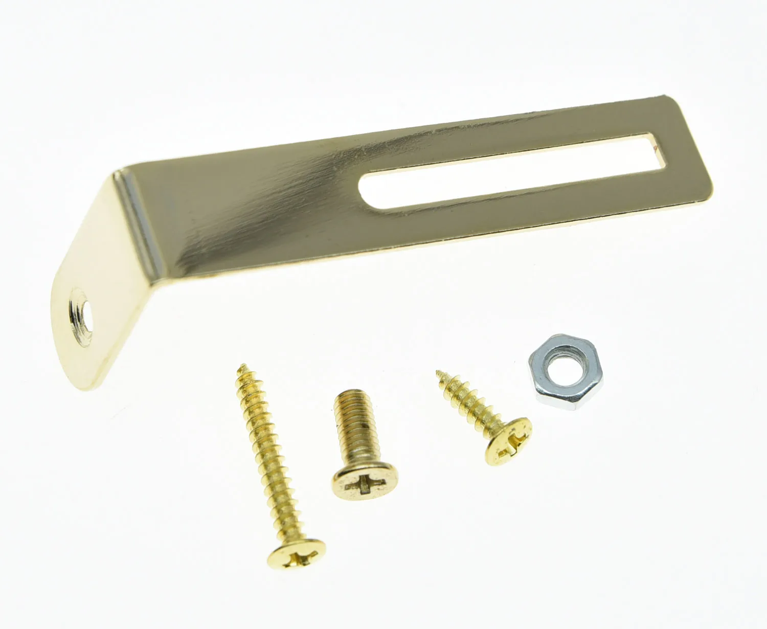 

Gold Pickguard Bracket Scratch Plate Bracket w/ Screws fits LP Guitar