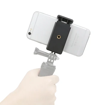 

Mobile Phone Clip with 1/4 Screw Hole and Adapter Tripod Holder Mount for iPhone X 8 7 plus Xiaomi Note Redmi Samsung s6 Huawei