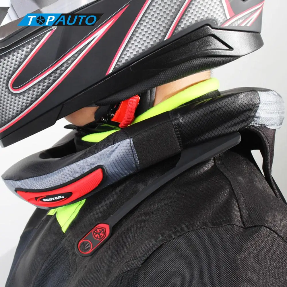 

Motorcycle Neck Protector Motocross Off Road Racing Protective Neck Brace Long Distance Riding Reduce Riding Fatigue