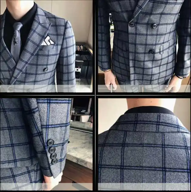 men's fashion slim blazers 2