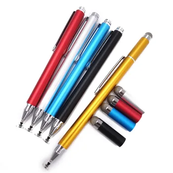 

2 in 1 Mini Capacitive Touch Pen Stylus Screen Built-in Ball-point Drawing Pen Stylus for smart phone for iPhone iPad Tablet PC