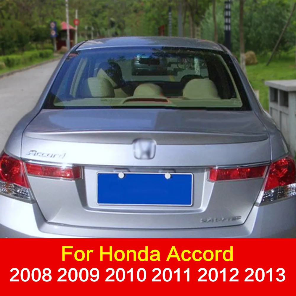 Спойлер для Honda Accord 8 го поколения 2008 2013 Автомобильные ABS пластиковые губы