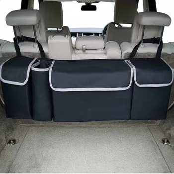 

Buendeer 90cm Big Car Trunk Organizer Backseat Storage Bag Oxford Cloth Car Seat Back Organizers Case Cargo Interior Accessories
