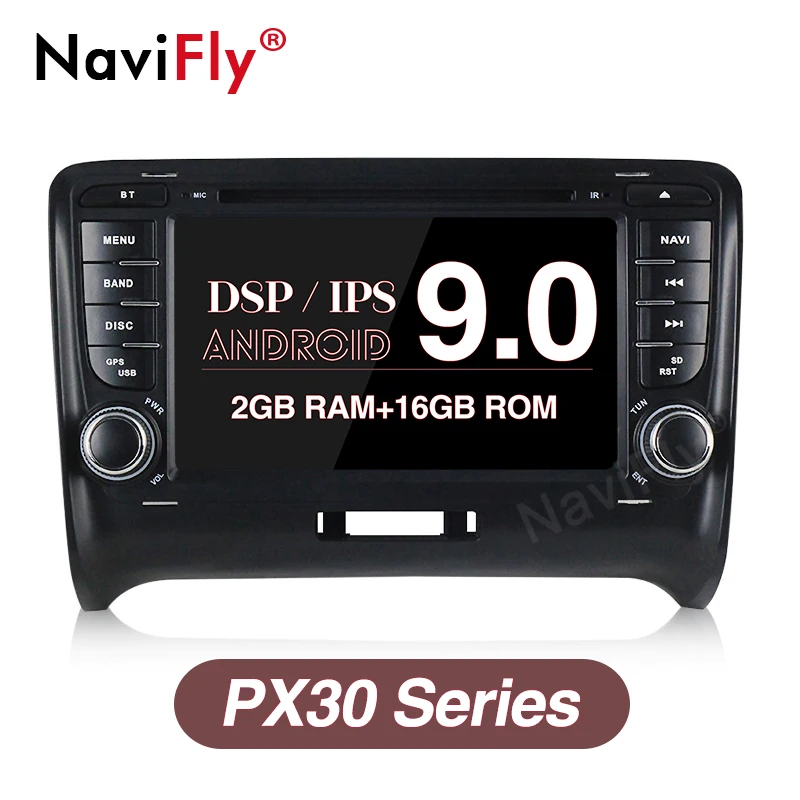 

PX30 series android9.0 Car dvd player radio For Audi TT MK2 8J 2006-2012 support IPS screen DSP 4G WiFi Bluetooth carplay DAB+