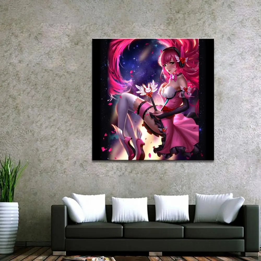 

Framework Home Decor Canvas D.Va Game 1 Piece Anime Sexy Girl Art Poster Prints Picture Wall Decoration Painting Wholesale