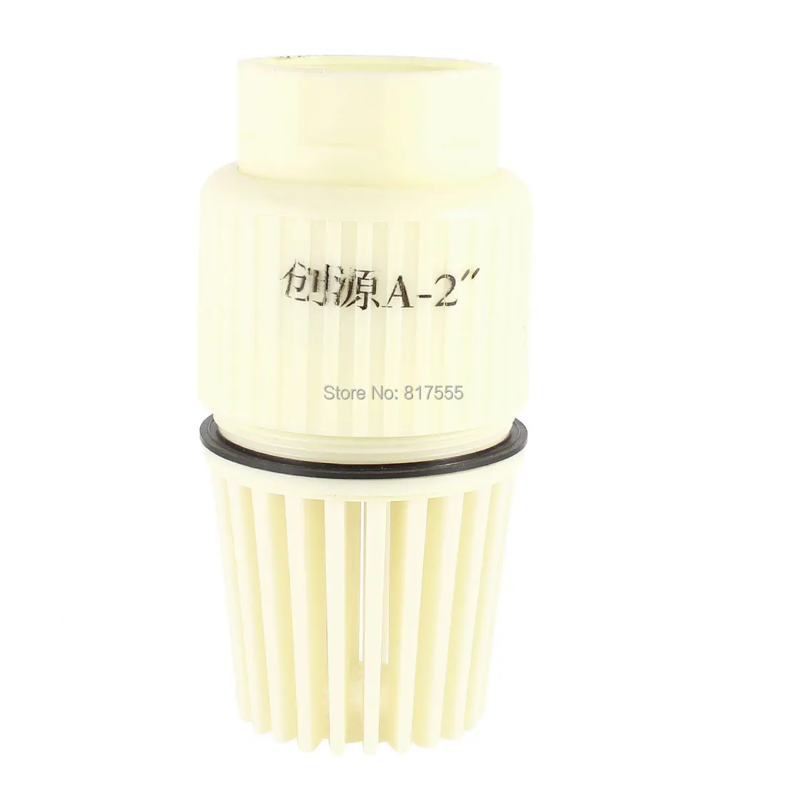

Centrifugal Jet Pumps 2" PT Female Threaded PVC Foot Check Valve Beige