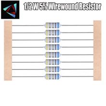 Для выведения токсинов, 40 шт в 1/2W5% с проволочной обмоткой резистор+-5% 1E 2.2E 3.3E 4.7E 10E 6.8E 5.1E 100E 2E 3.9E 220E 22E 47E Ом