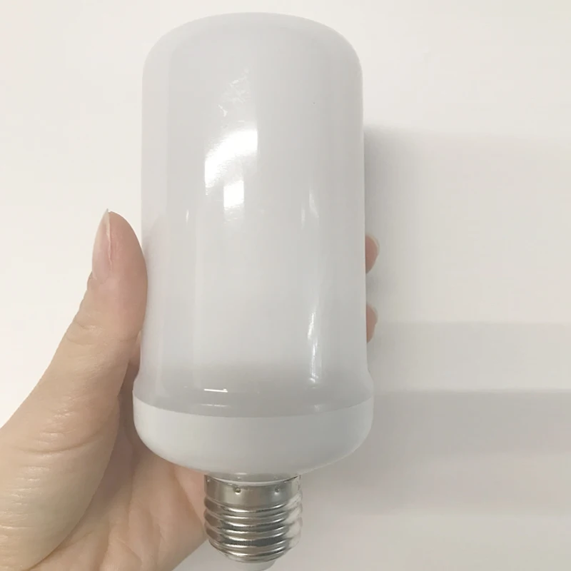 E27/E26 SMD 2835 Светодиодная лампа с эффектом пламени мерцающим огнем креативное