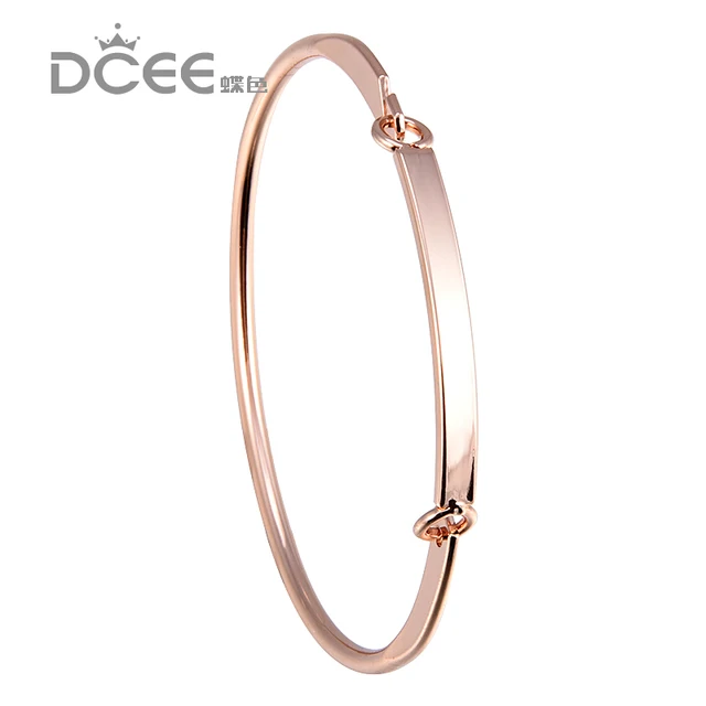 Dcee Custom Name Bracelet Bangle Personalized Initial Gold Bar Dcee Custom Name Bracelet Bangle Personalized Initial Gold Bar Copper Laser Engraved Jewelry