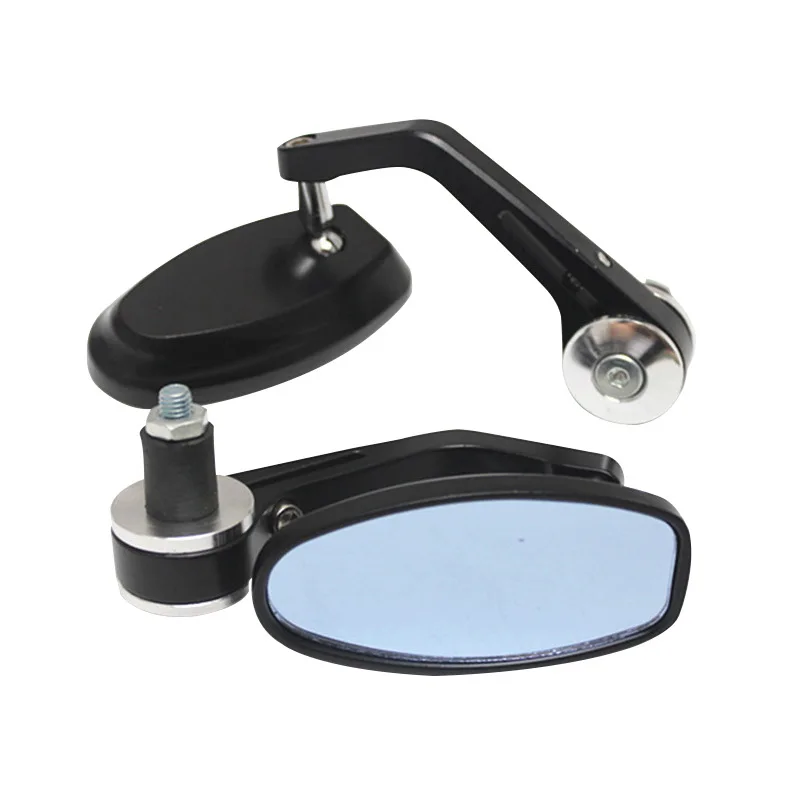 

Electric motorcycle rear view mirror modified reverse oval rear view mirror 22mm diameter all aluminum reflective rear view mirr
