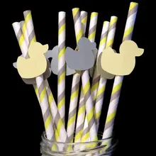 Дешевые изготовленные на заказ Милая уточка соломинки для напитков-вечерние свадьба, помолвка, для дня рождения, для девичника соломенная шляпа