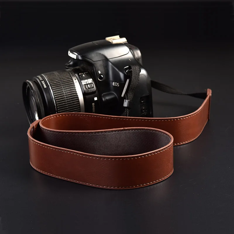 Кожа DSLR плечевой ремешок на шею для камеры ремень для Nikon D7500 D7100 D7200 D7000 D5600 D5300 D5500 D3300 D3400 D3100 D3200 D5200