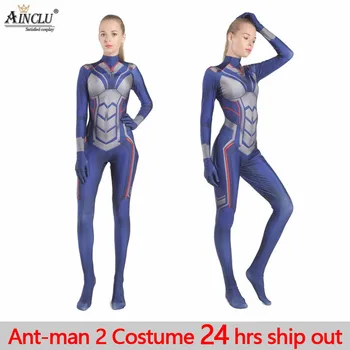 

Ant-Man and the Wasp Cosplay Costume for Adults kids Halloween Costumes Superhero Ant-man 2 the Wasp Women Costume Jumpsuit