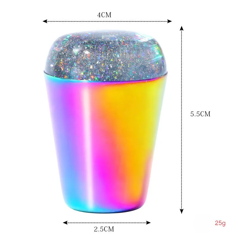 1 шт Радужная ручка для ногтей штамп блестящая прозрачная голографическая головка силиконовая штамп для пластина для стемпинга для нейл-арта шаблон для маникюра