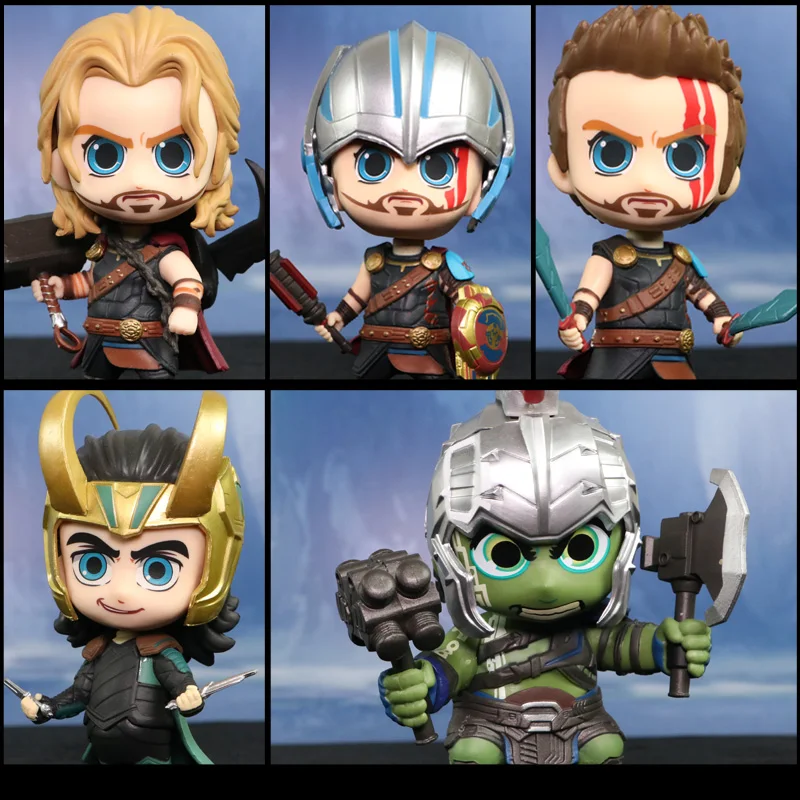 Тор Ragnarok Loki Hulk cosbaby кукла куклы-гладиаторы модели игрушки супер герой | Игрушки и