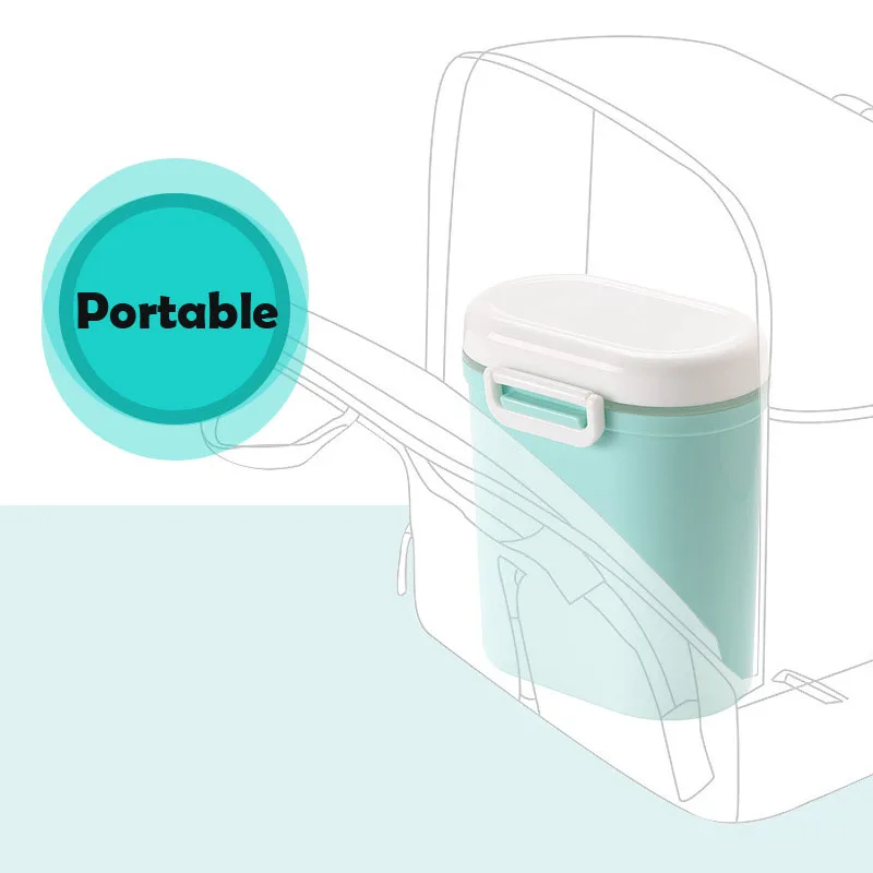 Baby Food Storage Containers Portable Food Storage Box Baby Milk Powder Dispenser