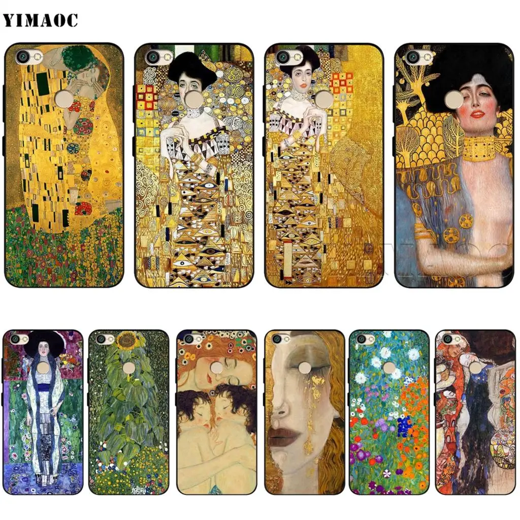 

YIMAOC Gustav Klimt Soft TPU Case for Xiaomi Redmi mi Note MAX 3 6 6A 7 mi6 mi8 9 se a1 a2 Pro Lite go pocophone f1