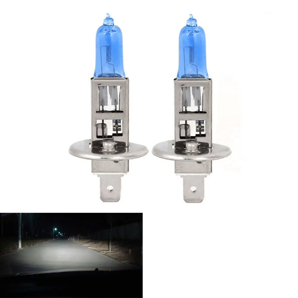 

2Pcs Auto Car H1 12V 100W Super Bright Fog Lights White Halogen Light Lamp Bulbs Car Styling For A4 Camaro Cruze X-Trail RAV4