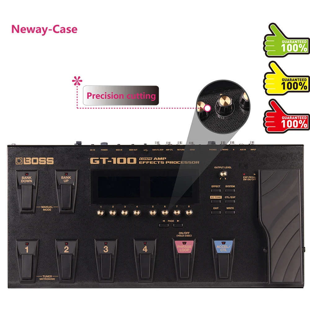 Neway чехол для защиты гитарных эффектов BOSS GT 100 аксессуары педалей