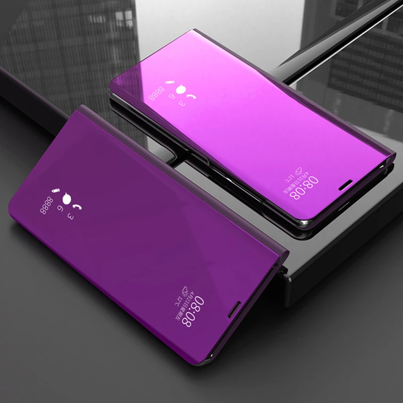 Voppton-Luxury-Plating-Mirror-Flip-Case-For-Xiaomi-mi-8-Case-Clear-Smart-view-360-full (1)