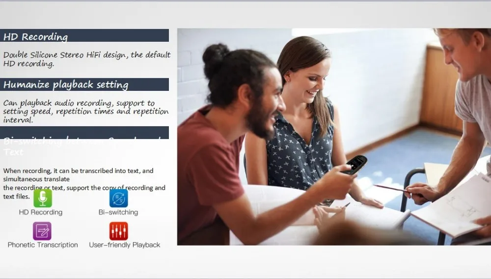 Портативный мини голос переводчик мгновенного перевода устройства для изучения языка, путешествий и деловой встречи средств связи