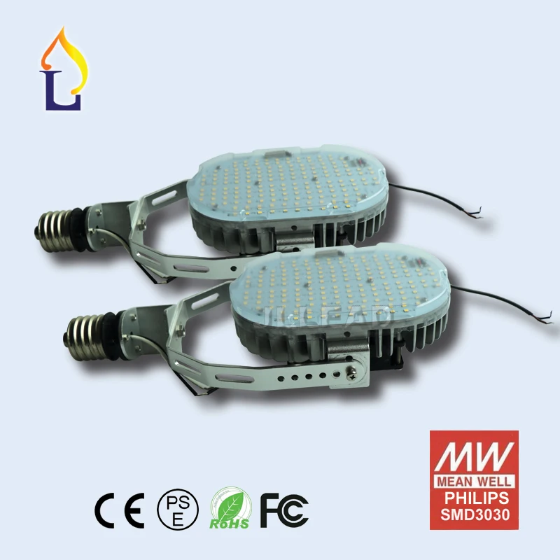 

6 Pack E40 E39 100W 120W 150W normal External driver Led retrofit kits Canopy lights replace 400W smd3030 parking lot lamps
