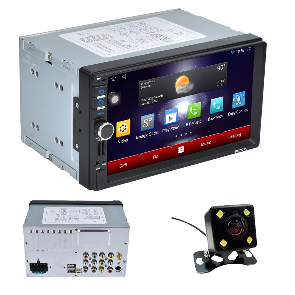 

2019 New Arival 7 2Din Stereo Car Android MP5 Player Bluetooth Touch Radio AM/FM + Camera electronic accessories Dropshipping