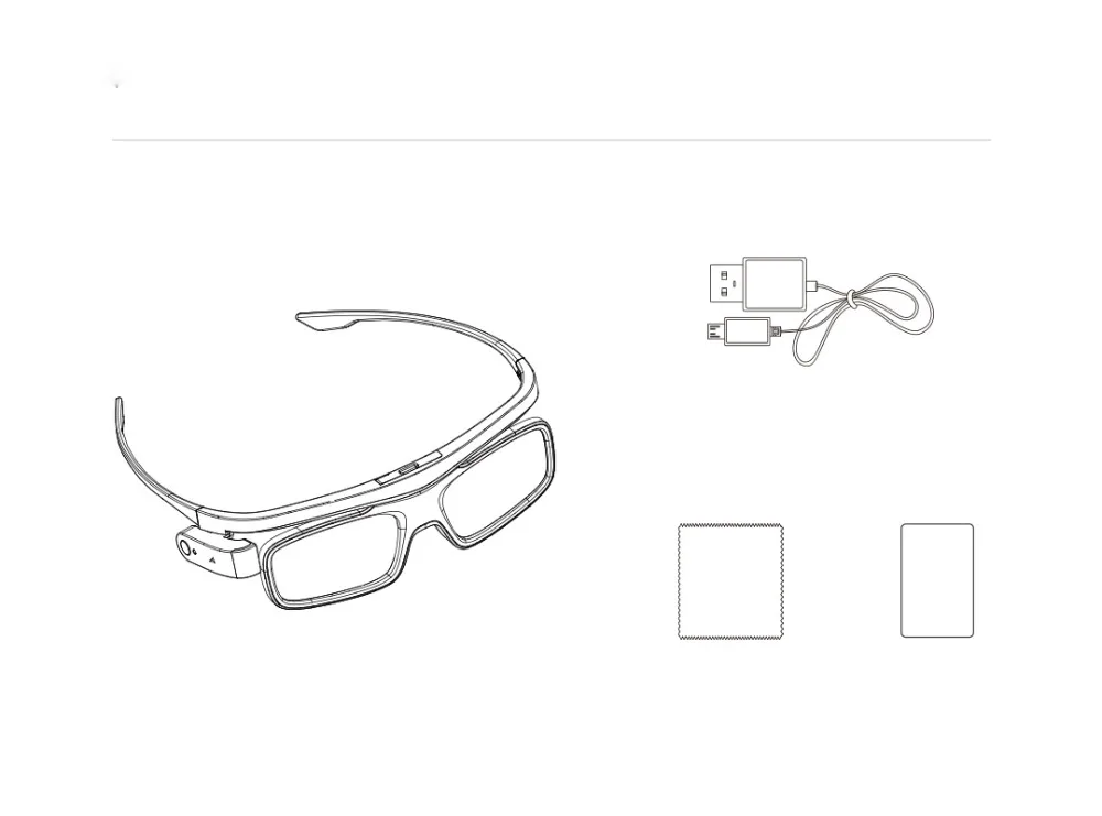 Xiaomi перезаряжаемые батареи DLP LINK активные затворы 3D очки легкие стереоскопические очки для домашнего кинотеатра в подарок