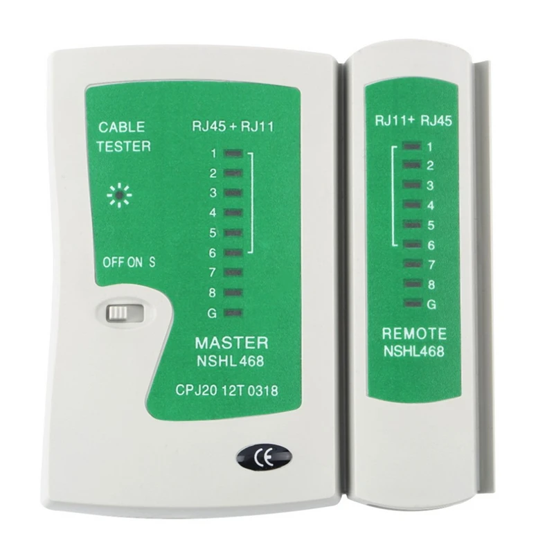RJ45 connector Network Cable Tester RJ11 RJ12 CAT5 cat5e cat6 cat7 UTP LAN Cable Tester Networking Tool HY968