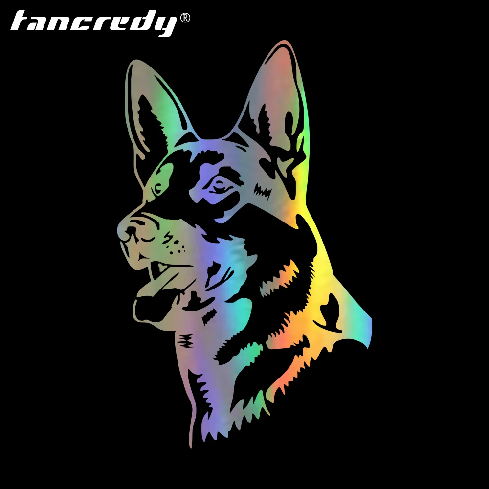 Tangcredy 12*19 см голова волка автомобильные наклейки и для автомобиля Стайлинг