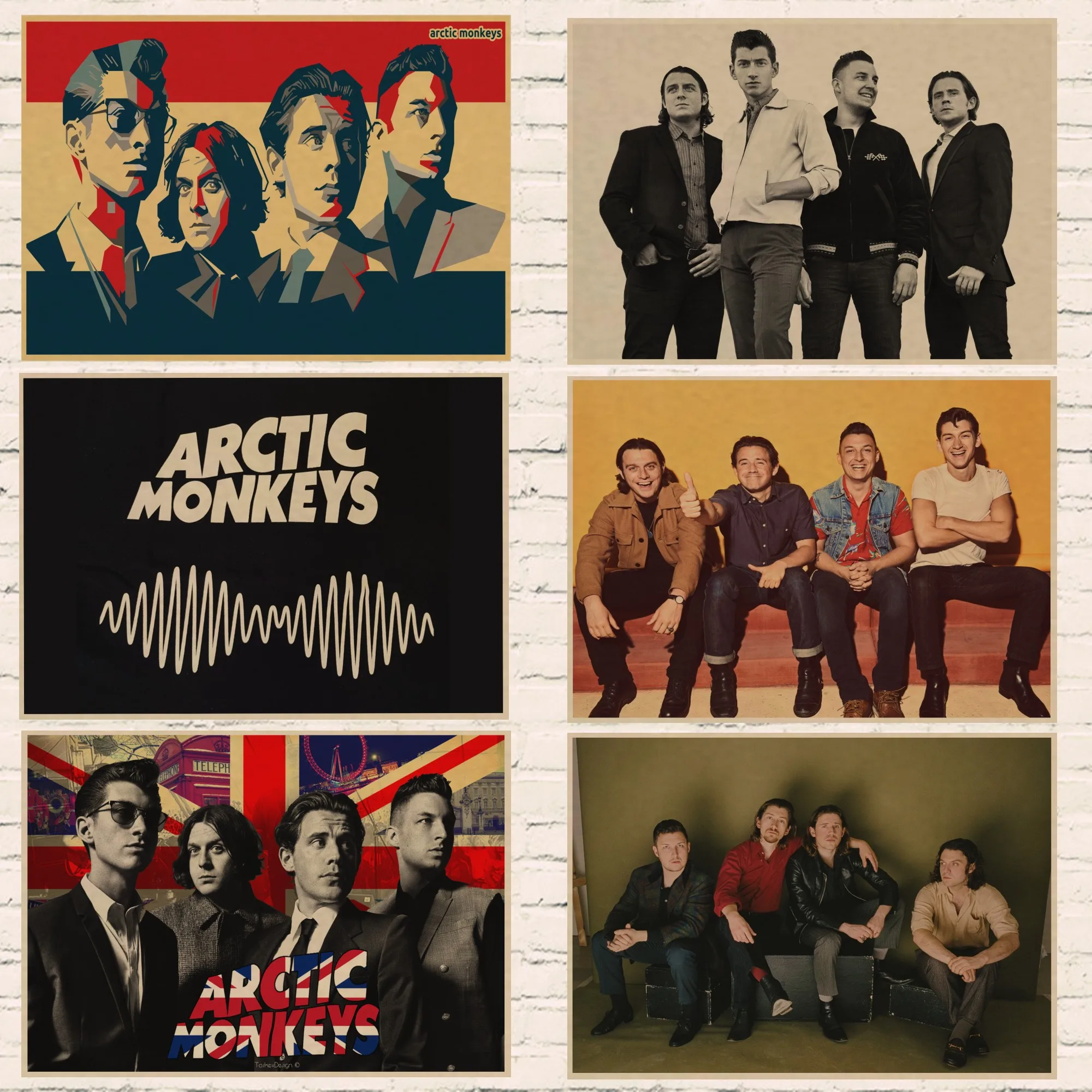 Arctic Monkeys Canvas Pictures UK British Rock Band Music Wall Art Poster