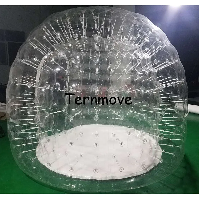 Inflatable double layer bubble Camping Tent1
