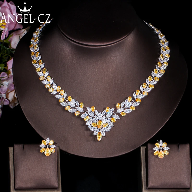 yellow costume jewelry necklace