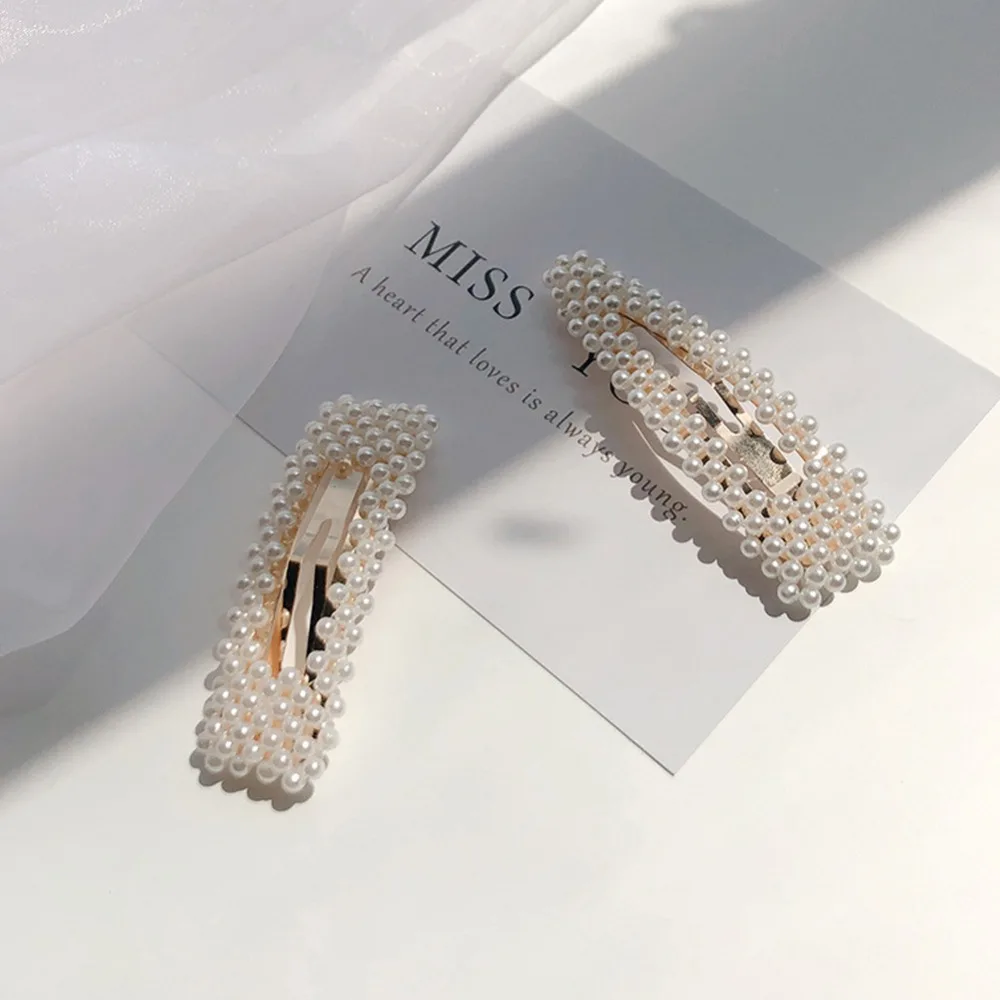 Korean Style Hair Accessory Cute Hair Clip Pearl Hairpin Tusuk Rambut