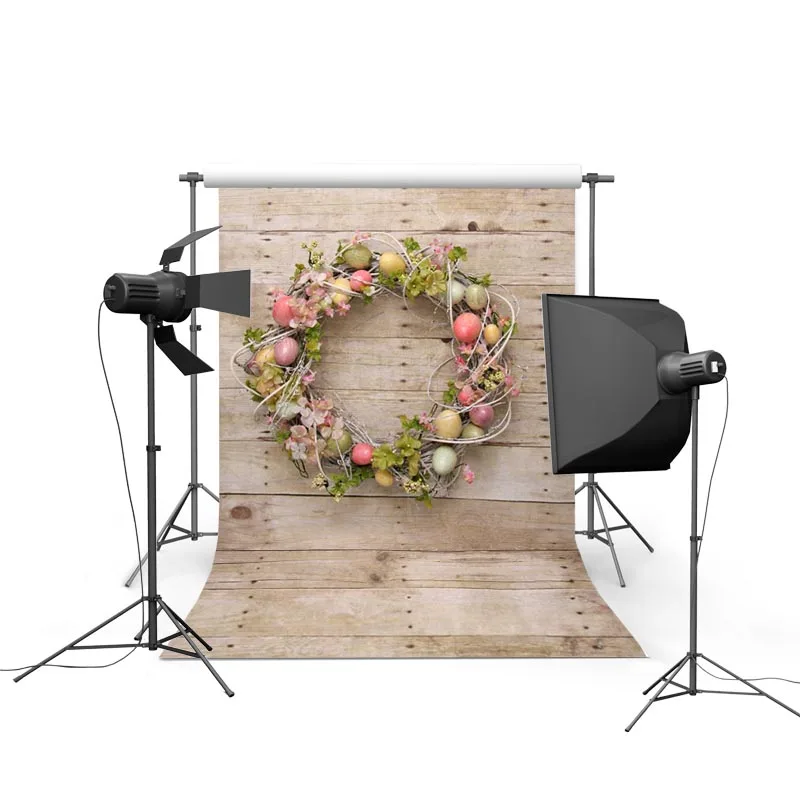 

MEHOFOTO Vinyl Cloth Easter Day Theme Children Photo Background 5x7ft Photography Backdrops for Photo Studio