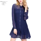 Save 16.66 on ElaCentelha Women Summer Autumn Dress Tops Chiffon Vintage Woman Dress Big Swing Loose Plus Size Dresses without slip dress