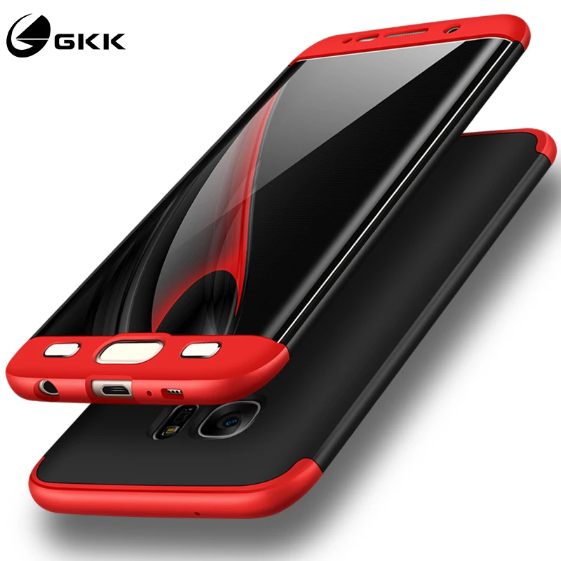 

GKK Original Case for Samsung Galaxy S7 S6 Edge Case 360 Protection Slim Armor Matte Hard Cover for Samsung S6 Edge Fundas Coque