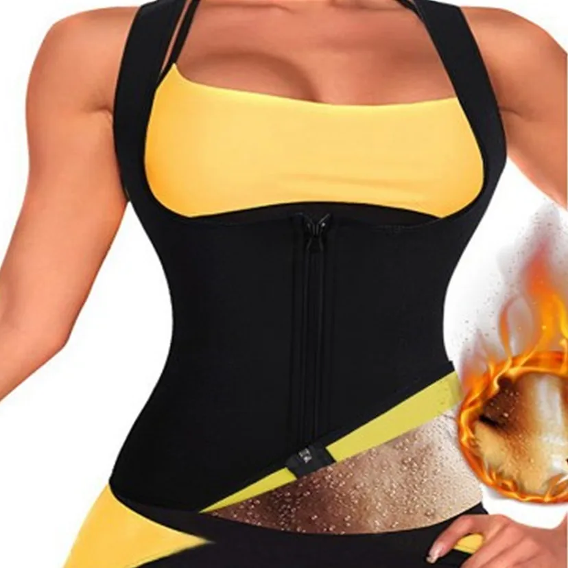 

Neoprene Slimming Shirt Sauna Sweat Workout Slimming Waist Trainer Body Shaper Tops Womens Waist-Trimmer Slimming Vest