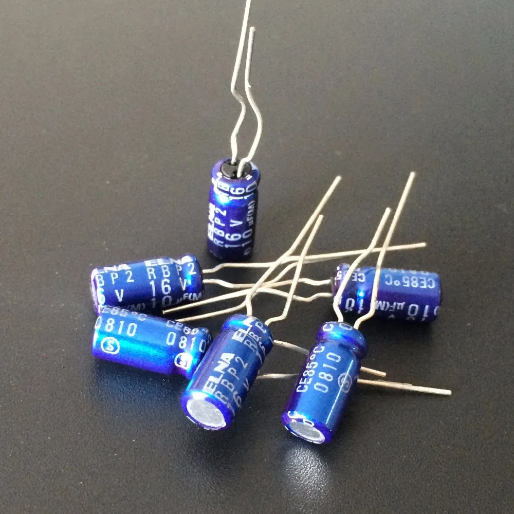 10pcs 10uF 16V Japan ELNA R2B Series 5x11mm 16V10uF RBP2 Bipolar Audio