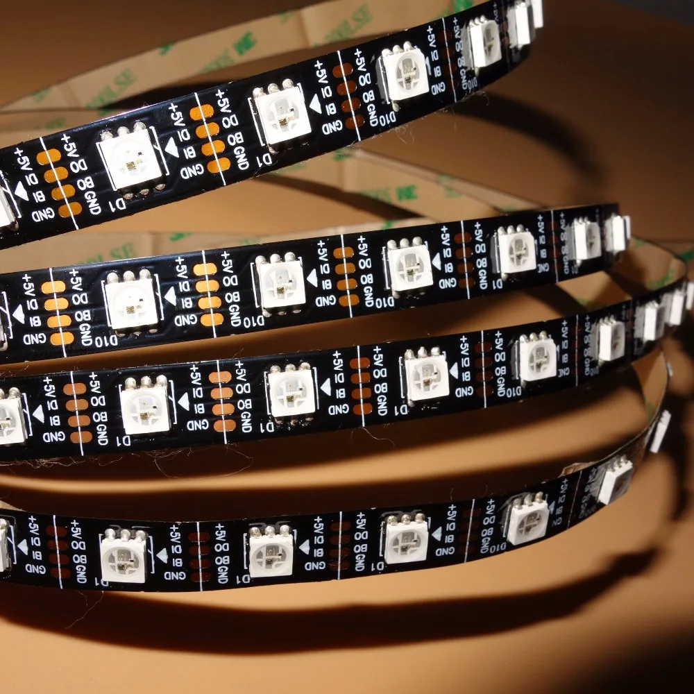 Tiras de Led dc5v ws2813 rgb led pixel Modelo Número : Lt-ws2813-60-dc5v-b-ip33-4m