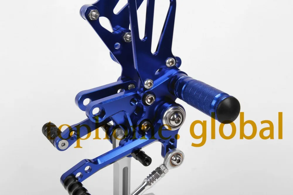 Для Suzuki GSX1000R 2001-2004 Синий ЧПУ Rearsets подножки задний Набор 2002 2003 мотоциклетные подножки