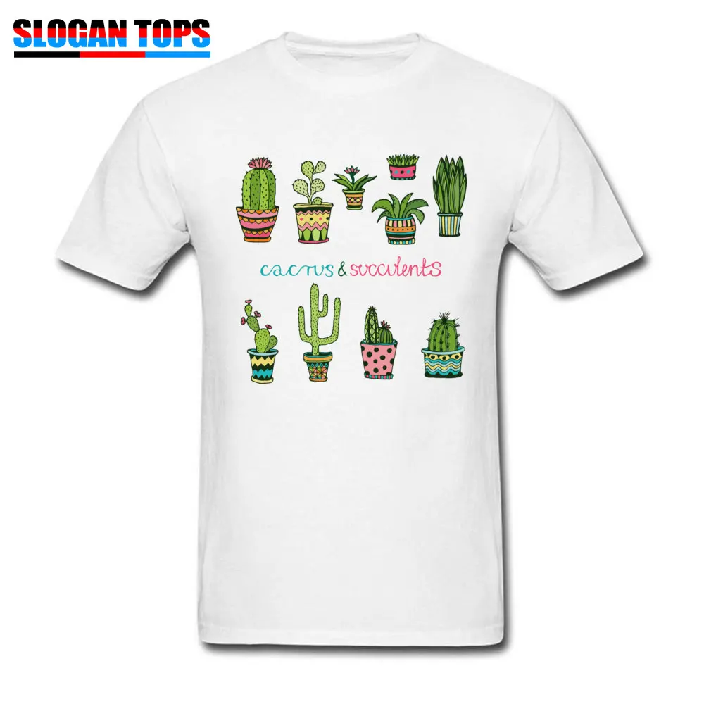 Футболки для мужчин Cosie футболки суккулентный завод кактус Camisa футболка с