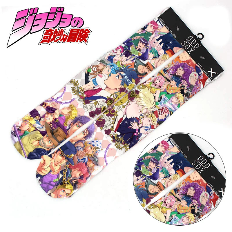 

OHCOMICS Otaku 4"*16"Anime JoJo's Bizarre Adventure Cotton Socks Warm Stockings Tight Cosplay Accessory Costume For Fans