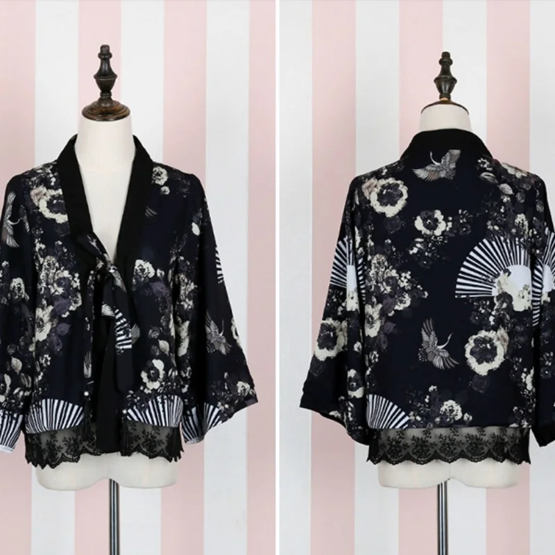 ladies short kimono jacket
