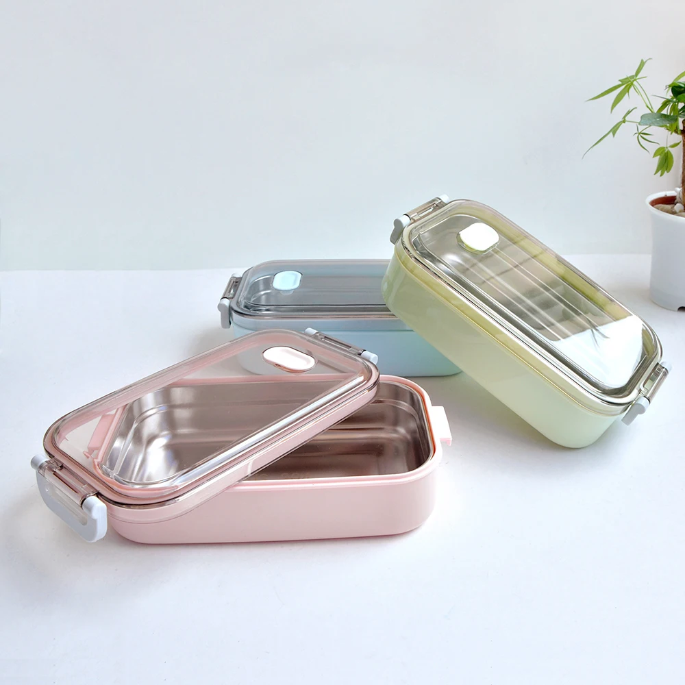 TUUTH Lunch Box Stainless Steel 900ml capacity Microwave Heating