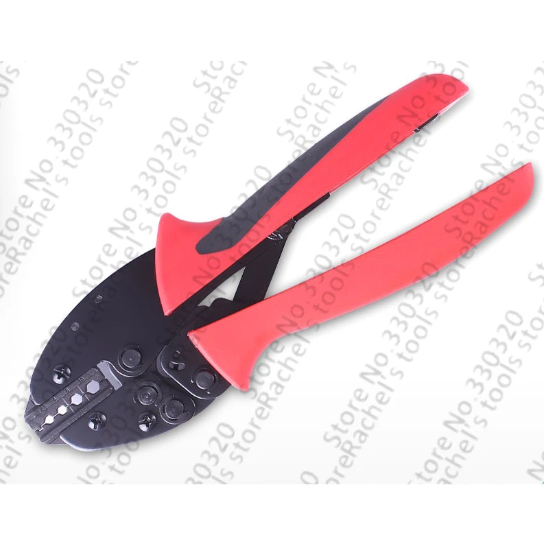 

Ручной обжимной инструмент для клемм с трещоткой, обжимные плоскогубцы для неизолированного разъема и кабельной Связки 2-10 мм2