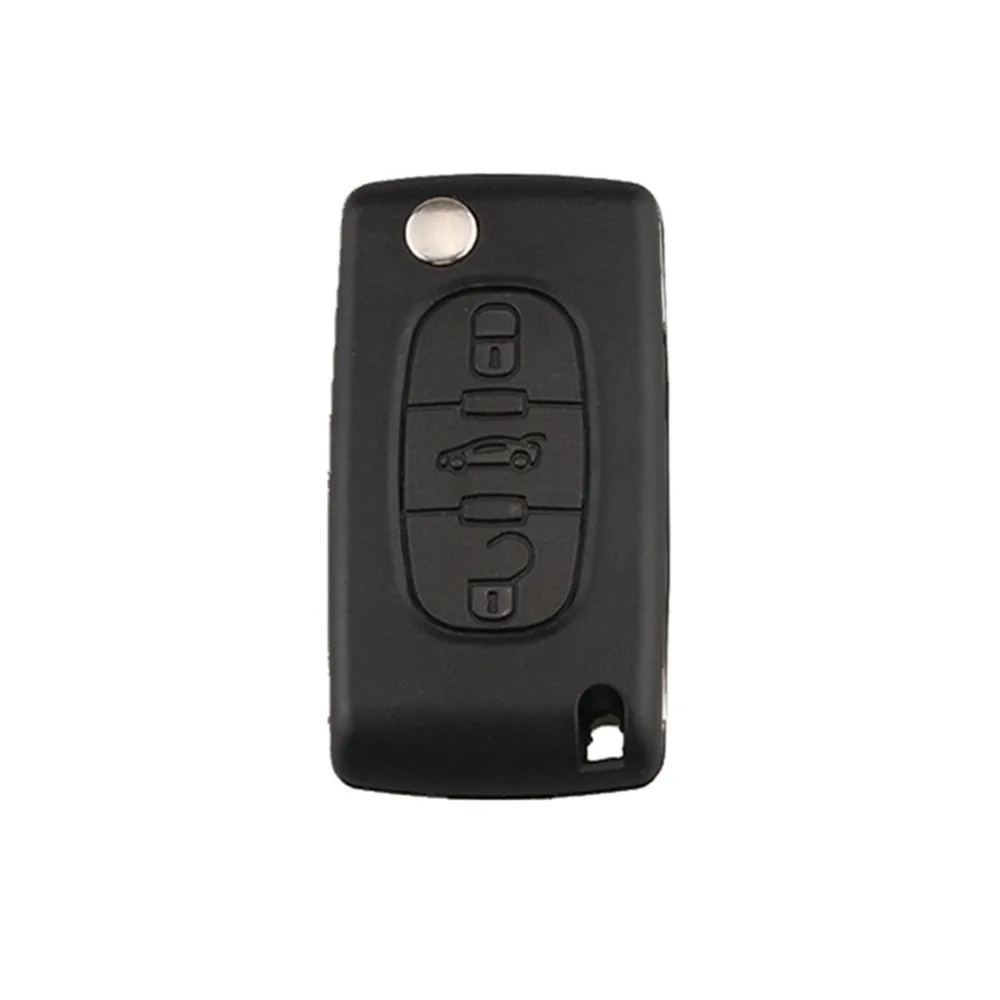 

3 Buttons Remote Control Car Key Remote Alarm Flip Auto Key Fob For PSA Peugeot Citroen Trunk With PCF7941 Transponder Chip