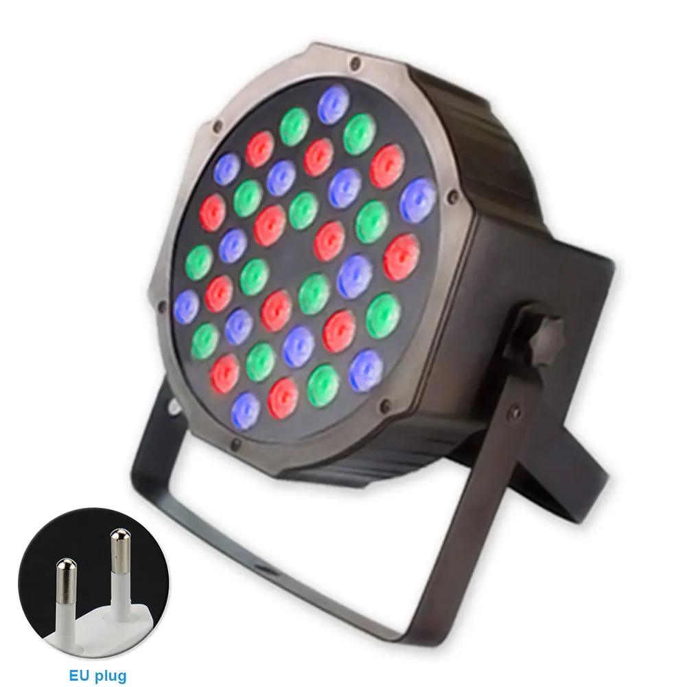 

18-LED Automatic RGB Club Party Colorful Atmosphere Projector Lamp DMX-512 KTV Weddinng Four-channel Stage Light DJ