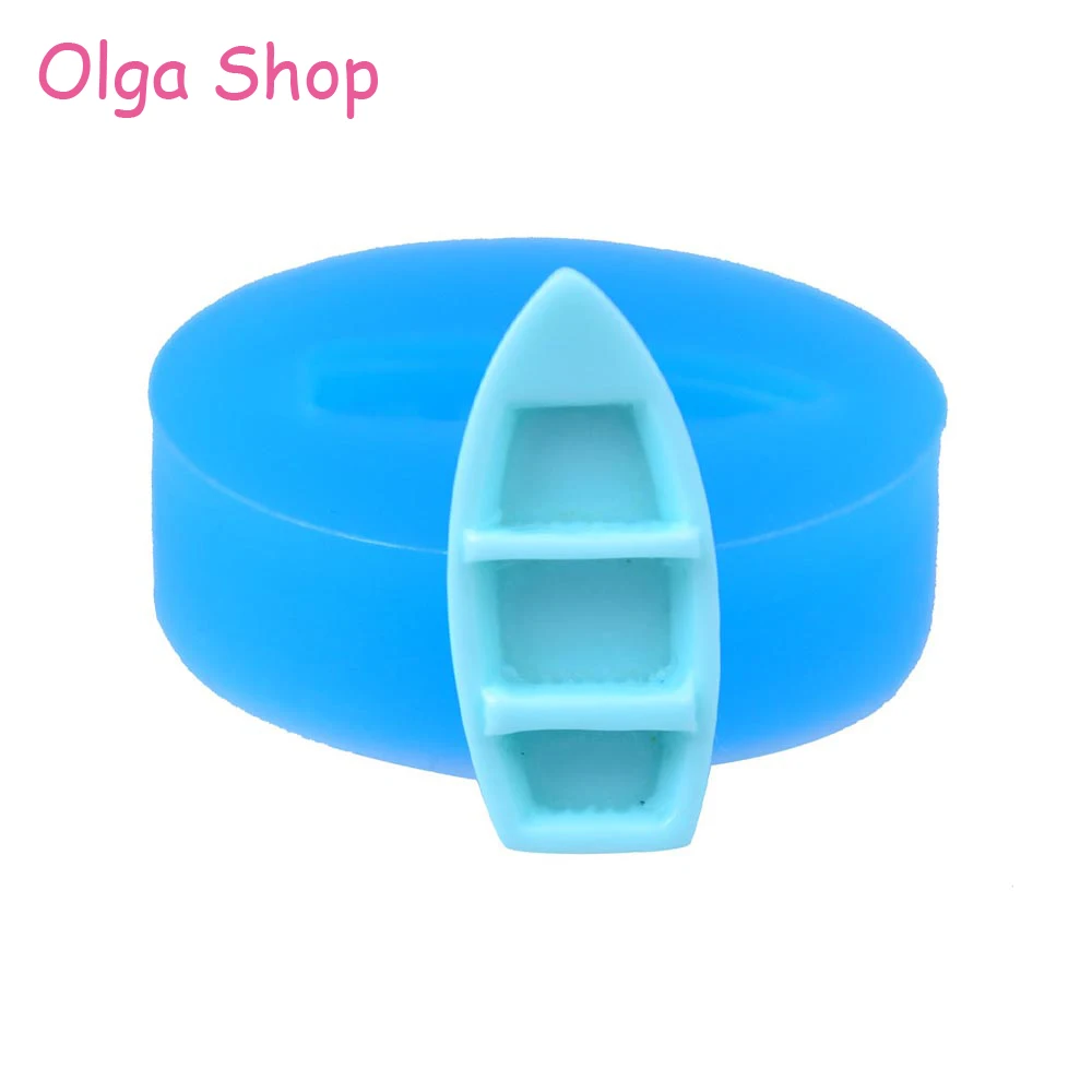 

FYL423 26.6mm Canoe Boat Flexible Silicone Mold - for Fondant, Sugarcraft, Gum Paste, Chocolate, Resin Fimo Clay, Candy, Icing