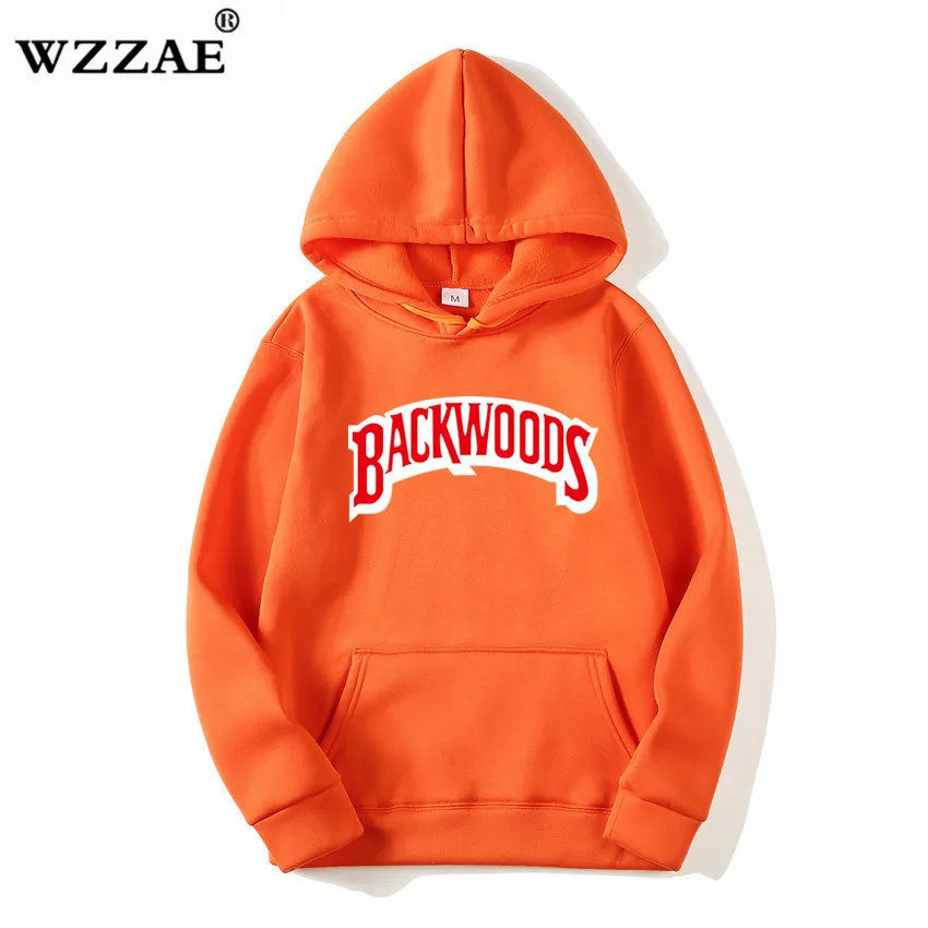 The screw thread cuff Hoodies Streetwear Backwoods Hoodie Sweatshirt Men Fashion autumn winter Hip 